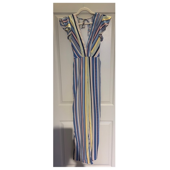 Striped Romper - Picture 1 of 3